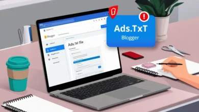 كيفية حل مشكلة ملف ads.txt غير معتمد في جوجل أدسنس لمدونات بلوجر 4 خطوات