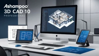 برنامج Ashampoo 3D CAD 10 Professional للتصميم المعماري ثلاثي الأبعاد