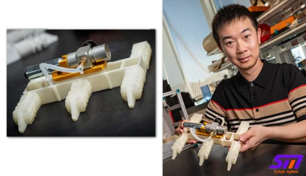 روبوت مطبوع بتقنية ثلاثية الأبعاد بدون إلكترونيات يستخدم الهواء المضغوط للمشي 12 روبوت مطبوع بتقنية ثلاثية الأبعاد بدون إلكترونيات يستخدم الهواء المضغوط للمشي - said media