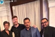 مستر بيست وشاروخان وسلمان خان وعامر خان يلتقون في «Joy Forum 2025» بالرياض - لحظة تاريخية تهزّ الإنترنت