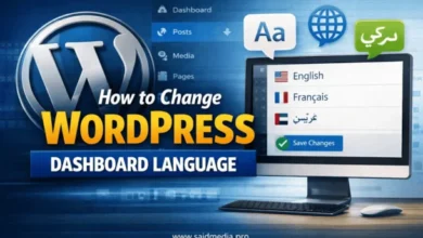How to Change WordPress Dashboard Language (Step-by-Step Guide for Beginners) said media