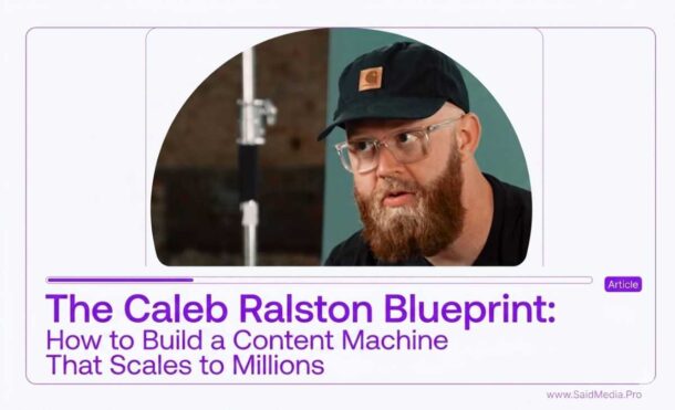 The Caleb Ralston Blueprint: How to Build a Content Machine That Scales to Millions 1 The Caleb Ralston Blueprint How to Build a Content Machine That Scales to Millions