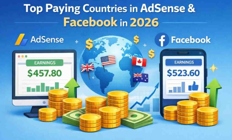 The Higher Paid Countries on Google AdSense and Facebook in 2026